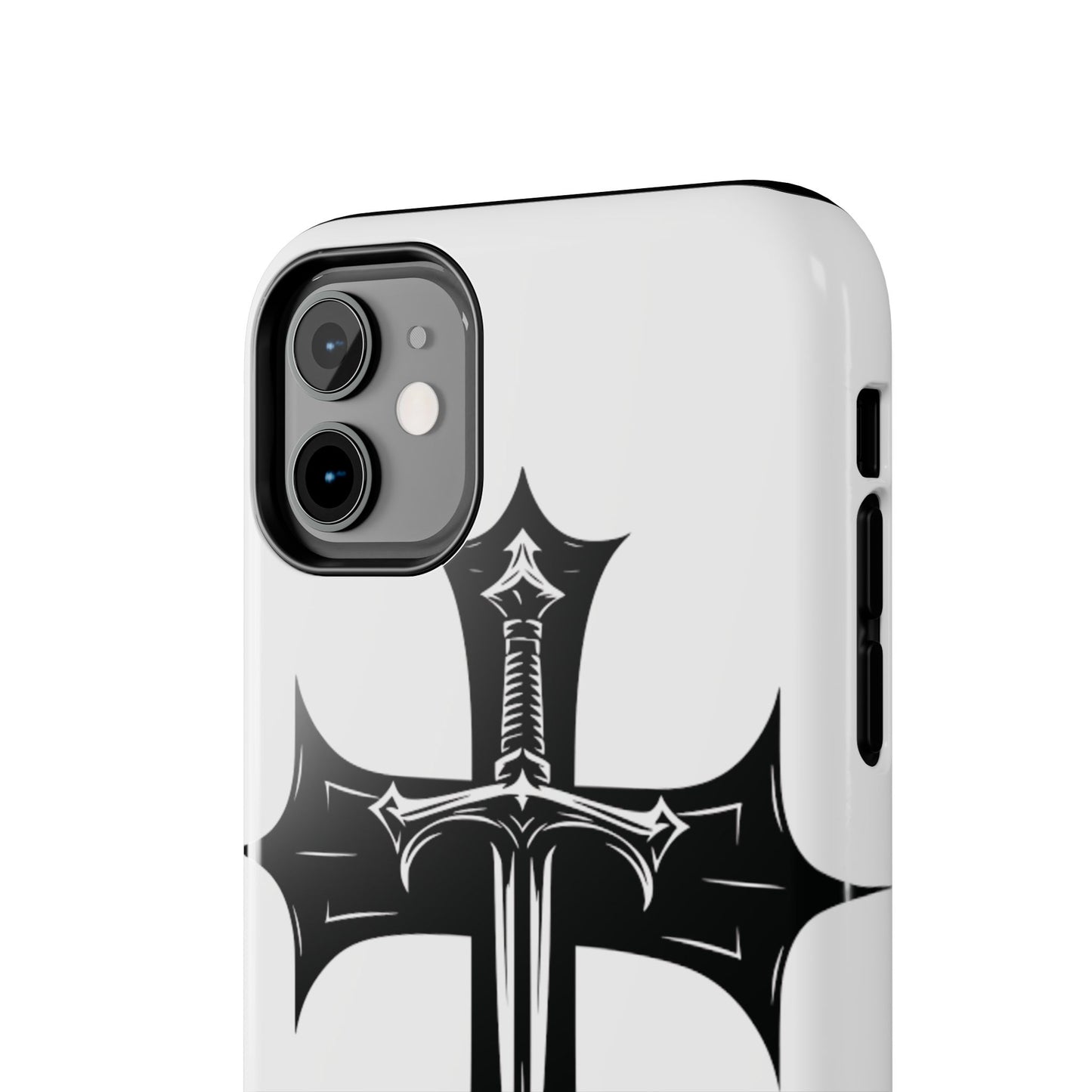 Tough Phone Case — Gothic Sword Cross Protective Phone Cover