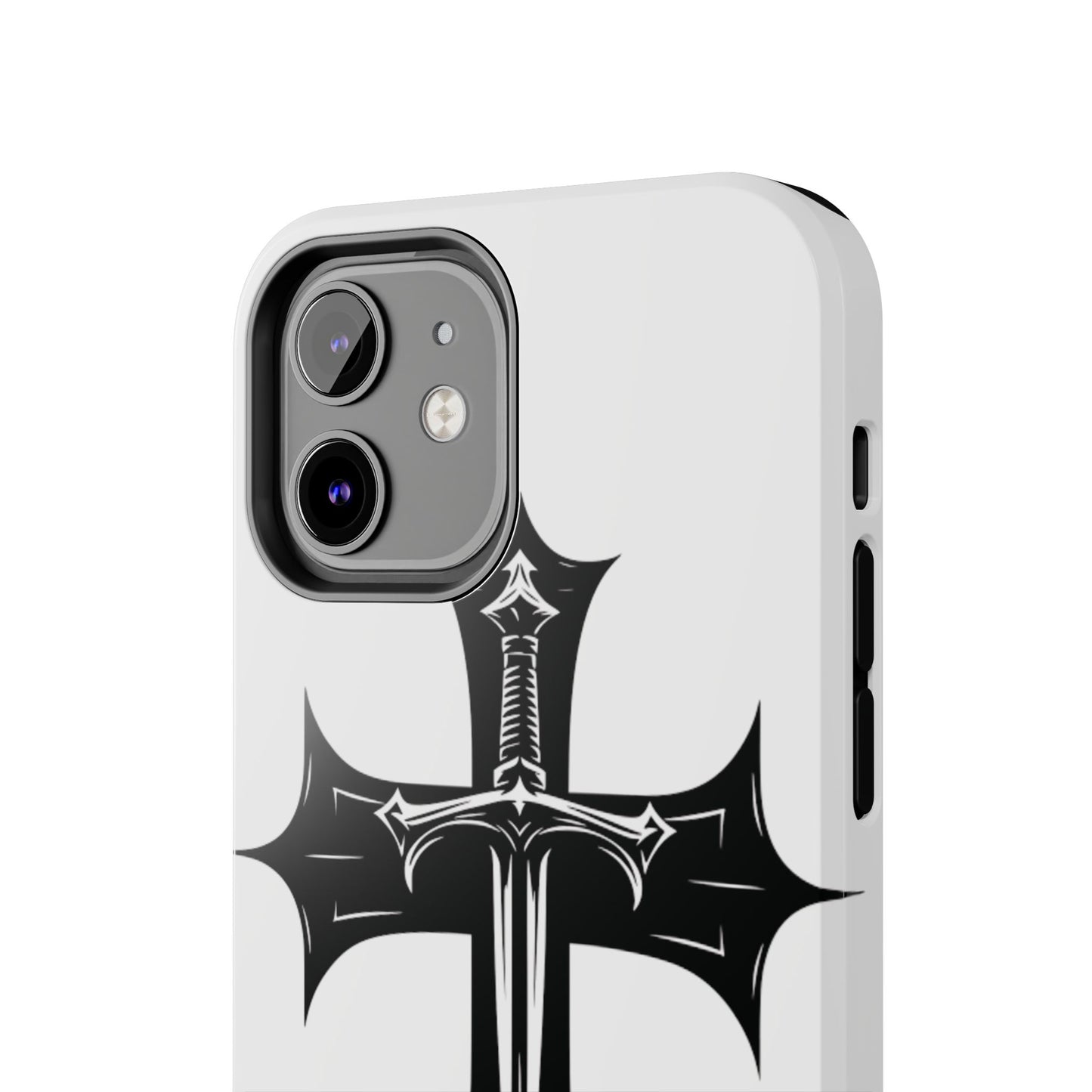 Tough Phone Case — Gothic Sword Cross Protective Phone Cover