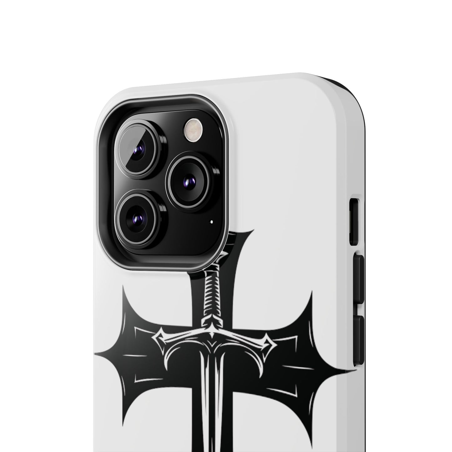Tough Phone Case — Gothic Sword Cross Protective Phone Cover