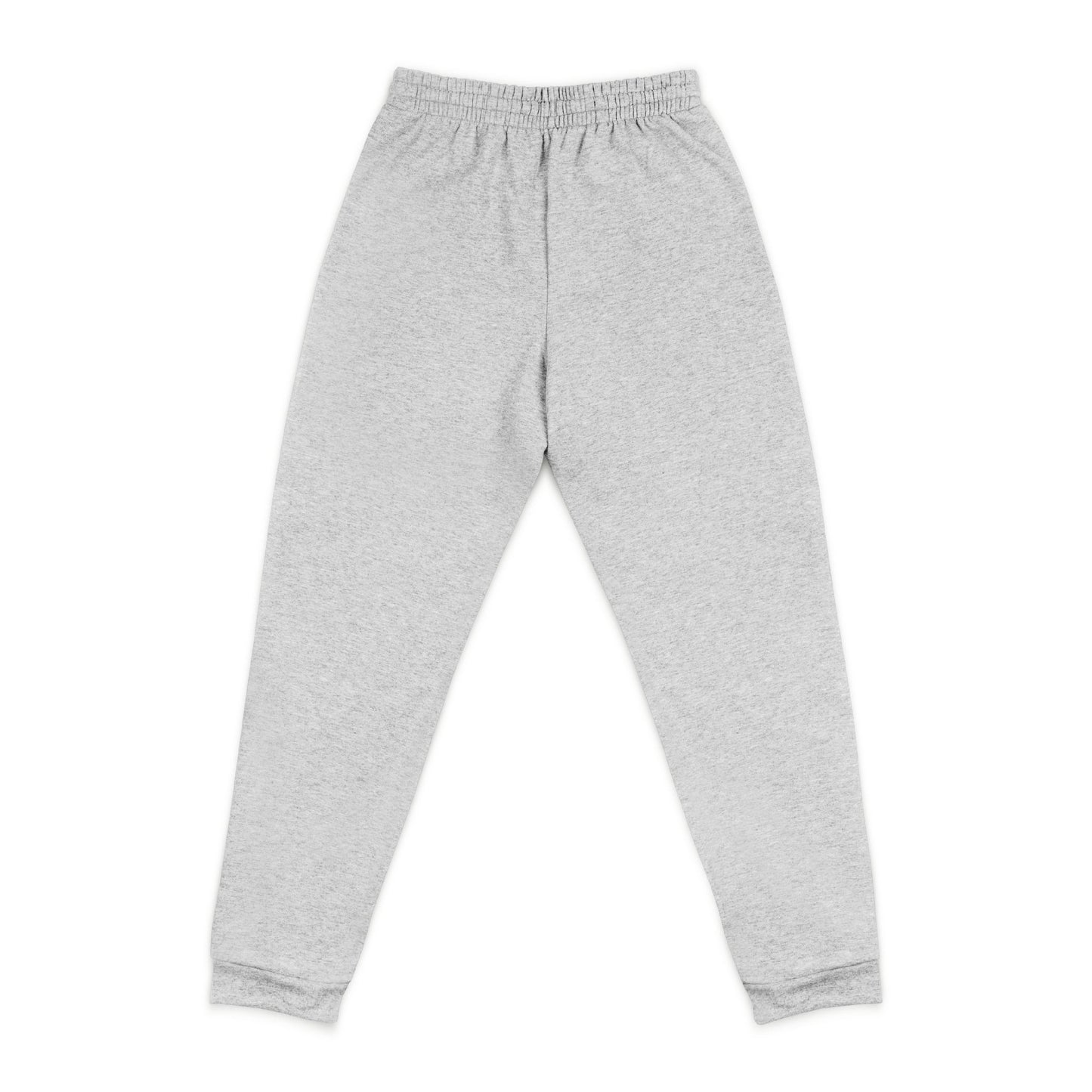 Embroidered Logo Joggers — Grey Casual Sweatpants with 'Adventure' Stitching
