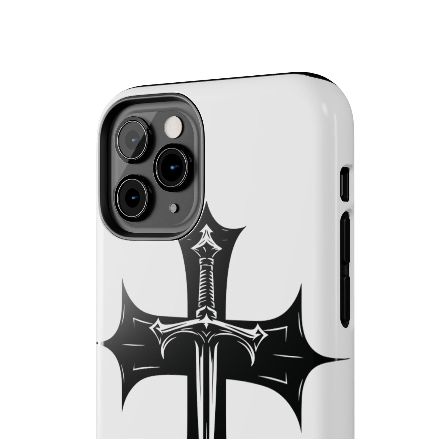Tough Phone Case — Gothic Sword Cross Protective Phone Cover