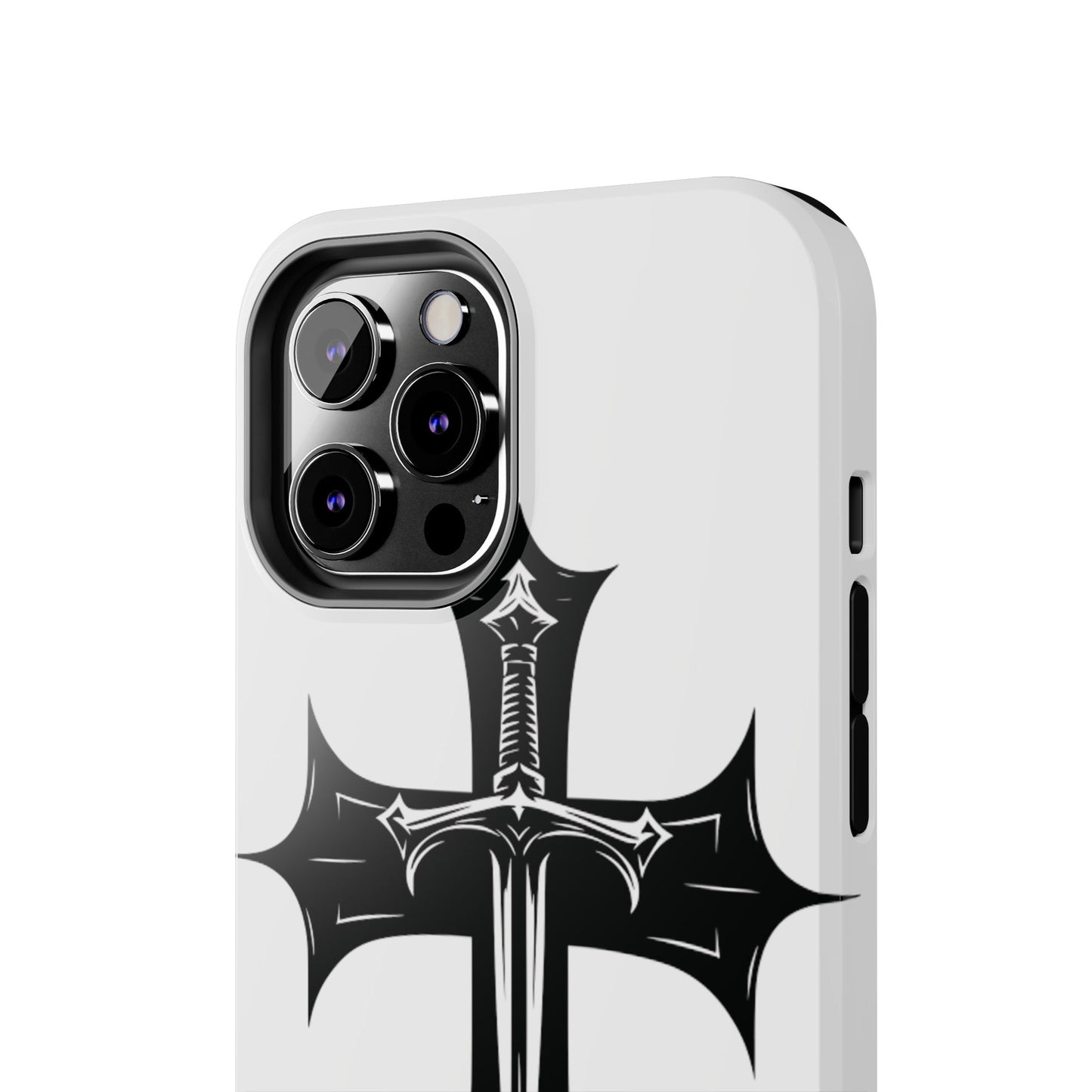 Tough Phone Case — Gothic Sword Cross Protective Phone Cover
