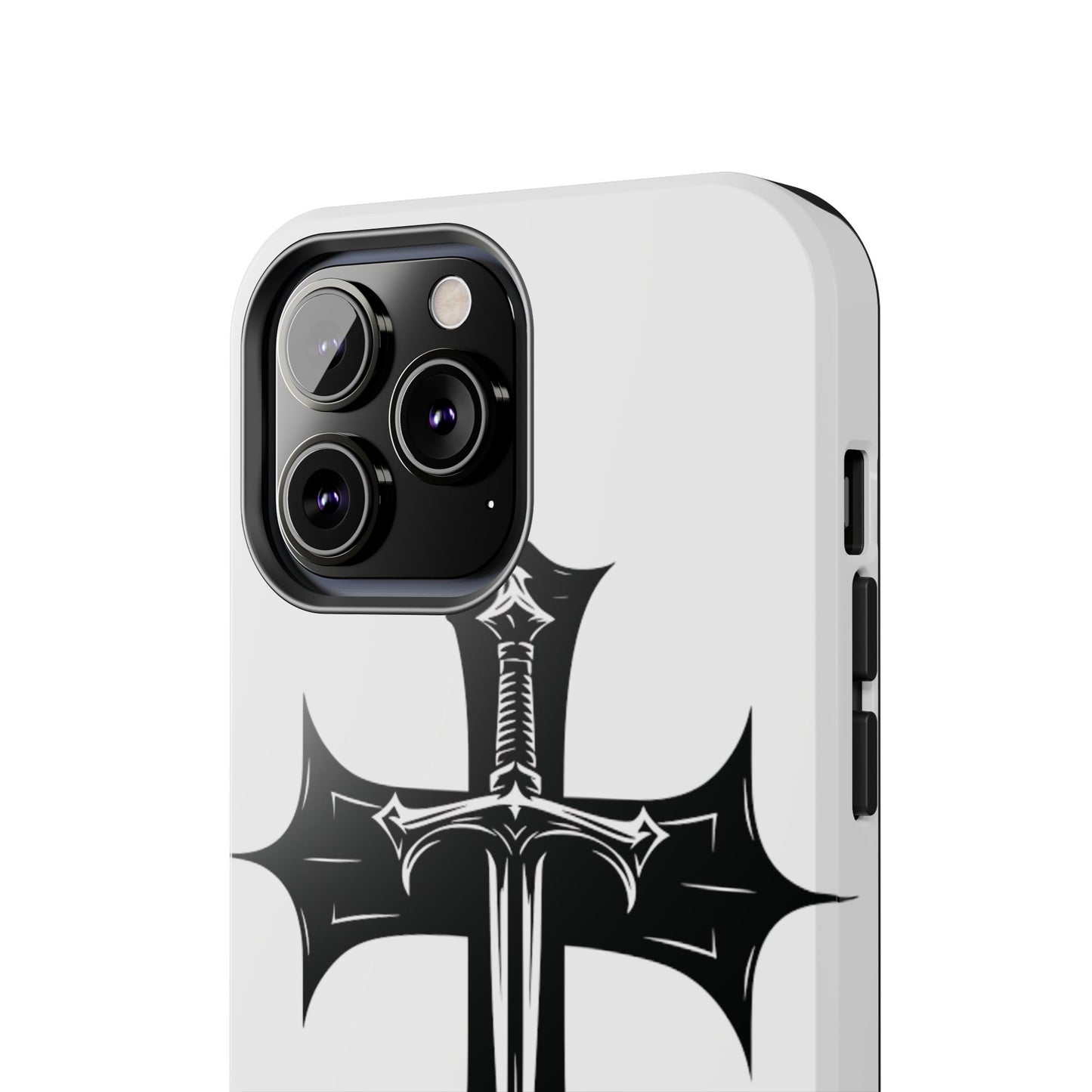 Tough Phone Case — Gothic Sword Cross Protective Phone Cover