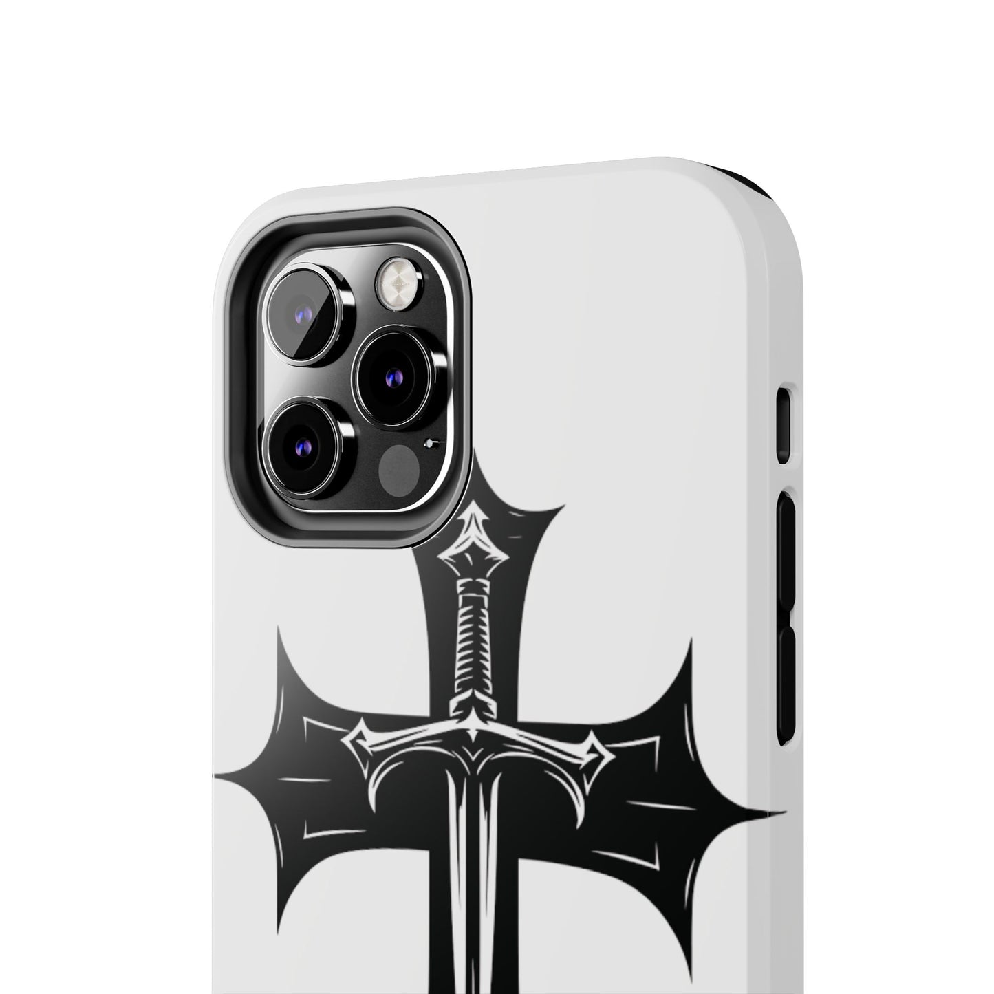 Tough Phone Case — Gothic Sword Cross Protective Phone Cover